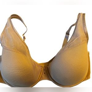 Beige full coverage comfortable bra by Curvy Couture size 36G